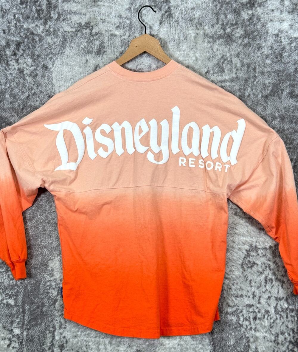 Disneyland Resort Spirit Jersey Medium Unisex Adults Orange Ombre